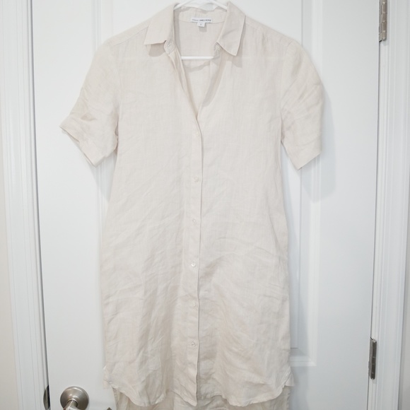 JAMES PERSE linen button down shirt dress Ceramic size 0 - Picture 2 of 5